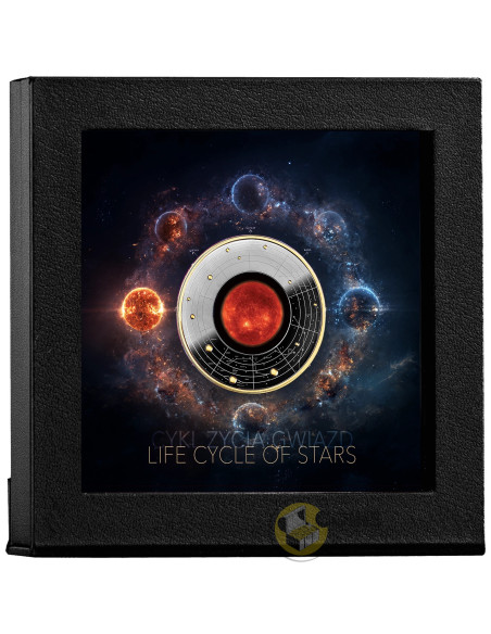 RED GIANT Life Cycle of Stars Silver Coin 500 Francs CFA Cameroon 2026 - Coins & More - À Venir