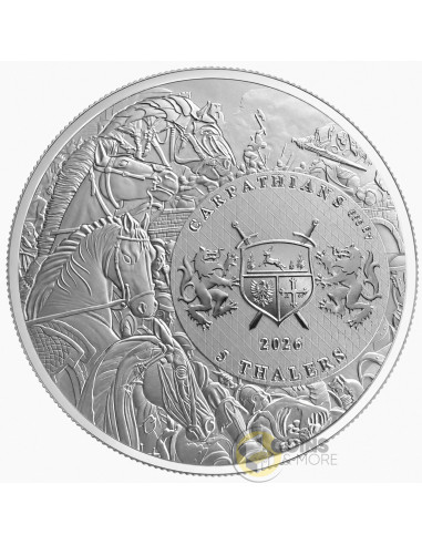 BLACK HORSE Four Horsemen Of The Apocalypse 1 Oz Silver Bullion Coin 5 Thalers 2026 - Coins & More - À Venir