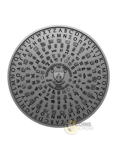 GREEK Civilization 7 Groundbreaking Ancient Civilizations 2 Oz Silver Coin 2000 Francs Cameroon 2026 - Coins & More - Demnächst