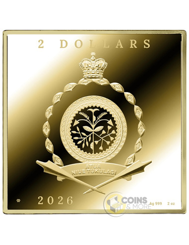 GIRL WITH THE PEARL EARRINGS World's Most Expensive Paintings 2 Oz Silver Coin 2$ Niue 2026 - Coins & More - Demnächst
