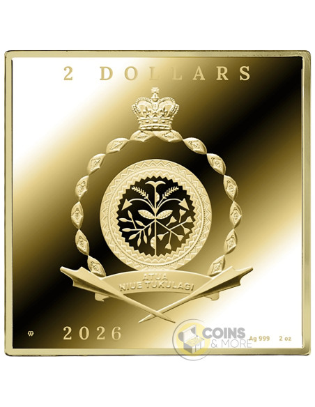 GIRL WITH THE PEARL EARRINGS World's Most Expensive Paintings 2 Oz Silver Coin 2$ Niue 2026 - Coins & More - Demnächst