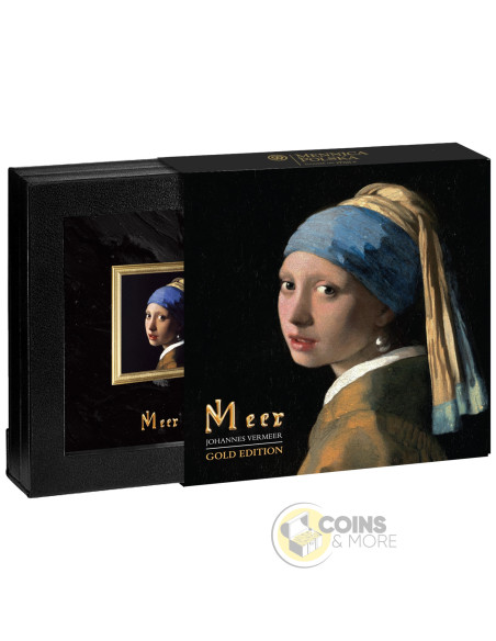 GIRL WITH THE PEARL EARRINGS World's Most Expensive Paintings 2 Oz Silver Coin 2$ Niue 2026 - Coins & More - Demnächst