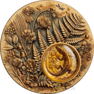 LIZARD Amber Mirage 2 Oz Silver Coin 2$ Samoa 2026 - Coins & More - Próximamente