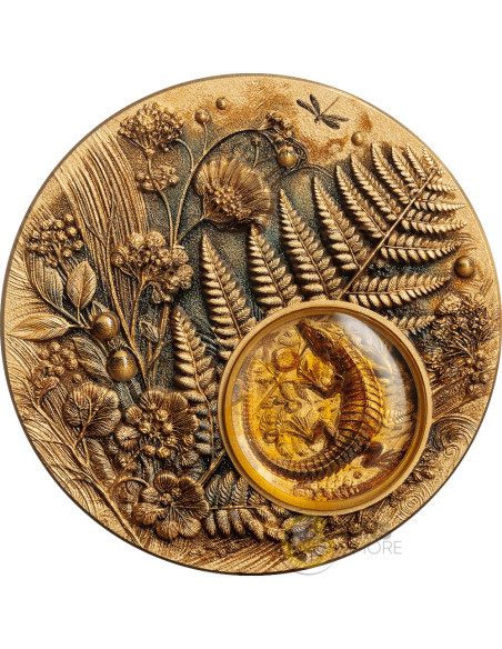 LIZARD Amber Mirage 2 Oz Silver Coin 2$ Samoa 2026 - Coins & More - Próximamente