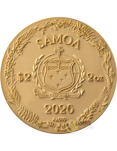 LIZARD Amber Mirage 2 Oz Silver Coin 2$ Samoa 2026 - Coins & More - Próximamente