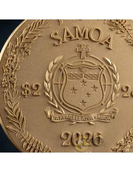 LIZARD Amber Mirage 2 Oz Silver Coin 2$ Samoa 2026 - Coins & More - Próximamente
