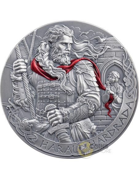 HARALD HARDRADA The Way to Valhalla 2 Oz Silver Coin 2000 Francs Cameroon 2026 - Coins & More - In Arrivo