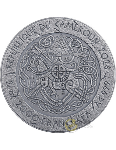 HARALD HARDRADA The Way to Valhalla 2 Oz Silver Coin 2000 Francs Cameroon 2026 - Coins & More - In Arrivo