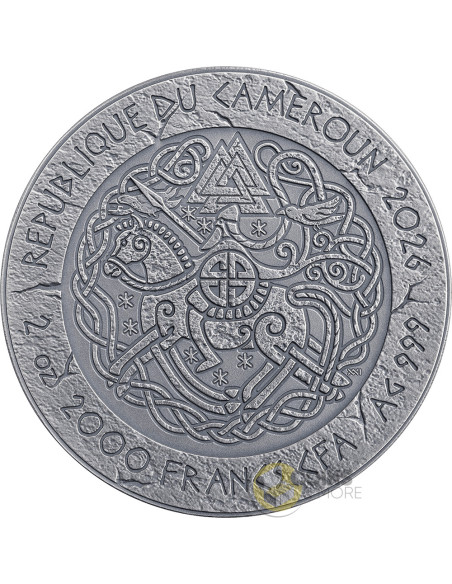 HARALD HARDRADA The Way to Valhalla 2 Oz Silver Coin 2000 Francs Cameroon 2026 - Coins & More - In Arrivo