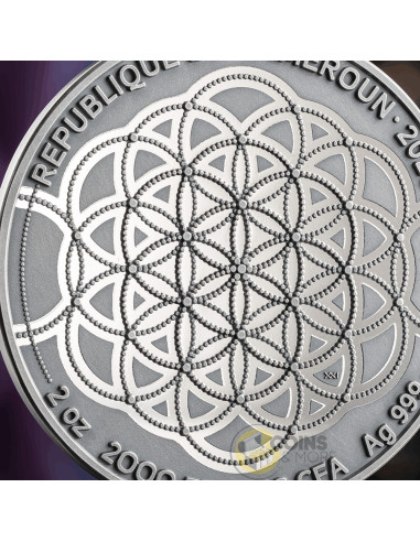 INDIAN ELEPHANT Patterns of the World 2 Oz Silver Coin 2000 Francs Cameroon 2026 - Coins & More - Próximamente