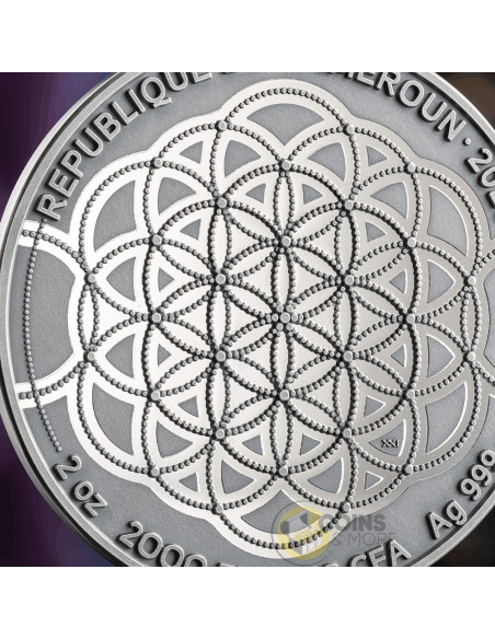 INDIAN ELEPHANT Patterns of the World 2 Oz Silver Coin 2000 Francs Cameroon 2026 - Coins & More - Próximamente