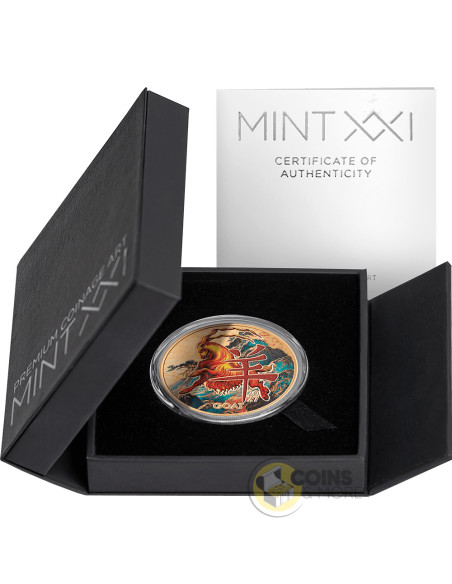 YEAR OF THE GOAT Lunar Zodiac Golden Collection Silver Coin 500 Francs Cameroon 2027 - Coins & More - À Venir