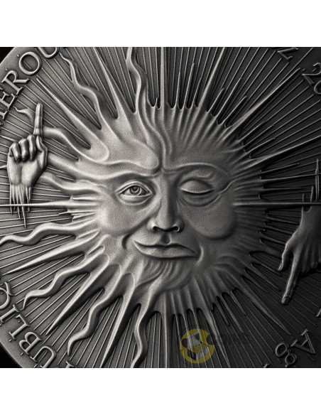 CYBORG Dual Essence 2 Oz Silver Coin 2000 Francs Cameroon 2026 - Coins & More - Próximamente