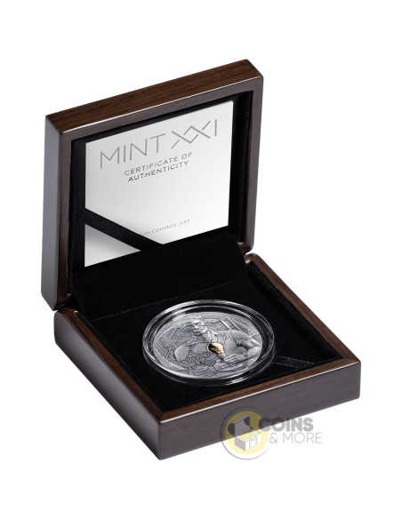 CYBORG Dual Essence 2 Oz Silver Coin 2000 Francs Cameroon 2026 - Coins & More - Próximamente