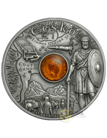 CZECHIA Amber Route Silver Coin 1$ Niue 2026 - Coins & More - À Venir