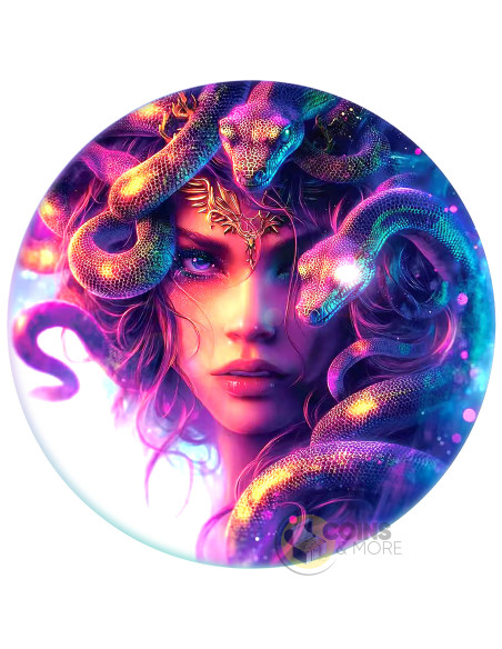 WHISPER OF THE GORGON 1 Oz Silver Coin 10$ Liberia 2026 - Coins & More - Coming Soon
