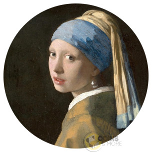 GIRL WITH A PEARL EARRING 0.5 Oz Silver Coin 5$ Liberia 2026 - Coins & More - Coming Soon