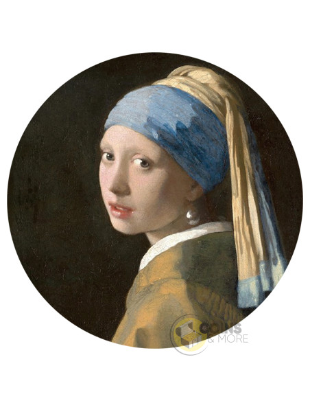 GIRL WITH A PEARL EARRING 0.5 Oz Silver Coin 5$ Liberia 2026 - Coins & More - Coming Soon