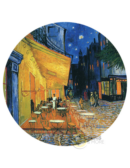 CAFE TERRACE AT NIGHT 0.5 Oz Silver Coin 5$ Liberia 2026 - Coins & More - Coming Soon
