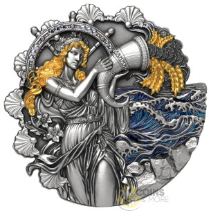 FORTUNA AND THE TURNING TIDE 2 Oz Silver Coin 2000 Francs Cameroon 2026 - Coins & More - Coming Soon