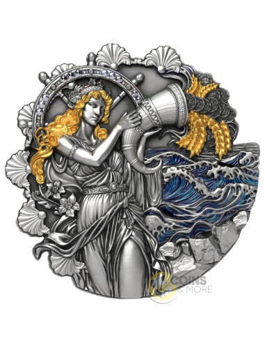 FORTUNA AND THE TURNING TIDE 2 Oz Silver Coin 2000 Francs Cameroon 2026 - Coins & More - Coming Soon