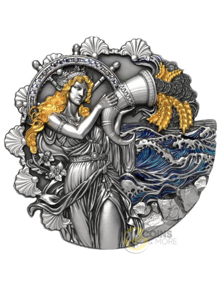 FORTUNA AND THE TURNING TIDE 2 Oz Silver Coin 2000 Francs Cameroon 2026 - Coins & More - Coming Soon