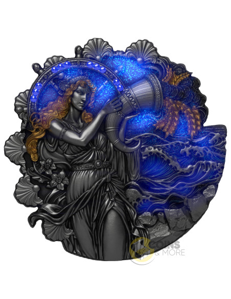 FORTUNA AND THE TURNING TIDE 2 Oz Silver Coin 2000 Francs Cameroon 2026 - Coins & More - Coming Soon