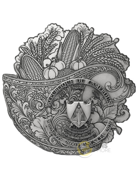 FORTUNA AND THE TURNING TIDE 2 Oz Silver Coin 2000 Francs Cameroon 2026 - Coins & More - Coming Soon
