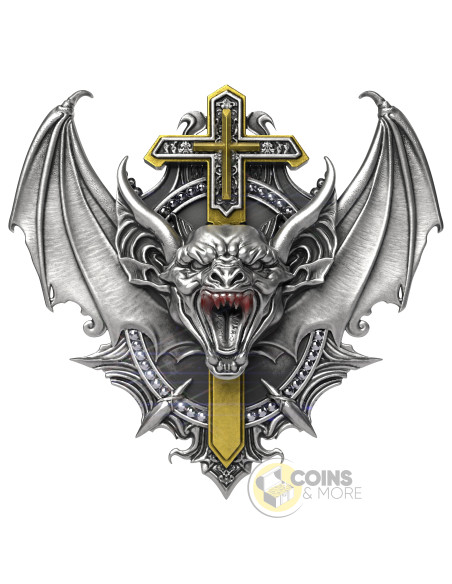 VAMPIRE BAT 2 Oz Silver Coin 20$ Liberia 2027 - Coins & More - Coming Soon