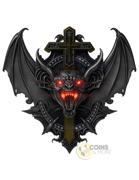 VAMPIRE BAT 2 Oz Silver Coin 20$ Liberia 2027 - Coins & More - Coming Soon