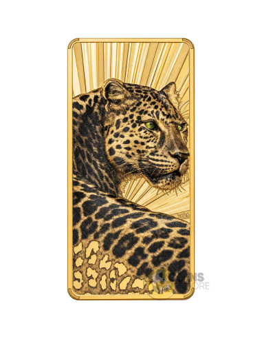 LEOPARD Barre de Luxe 3 Oz Silver Coin 20$ Cook Islands 2026 - Coins & More - Coming Soon