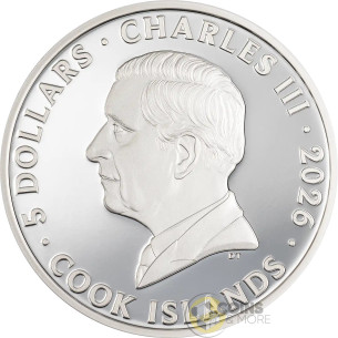 ENVY Seven Deadly Sins 1 Oz Silver Coin 5$ Cook Islands 2026 - Coins & More - Coming Soon 2