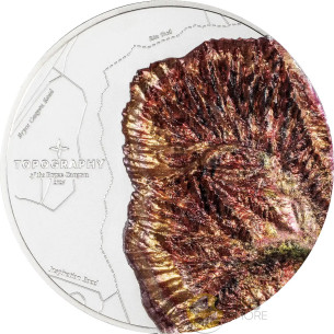 BRYCE CANYON Topography 5 Oz Silver Coin 25$ Cook Islands 2026 - Coins & More - Coming Soon