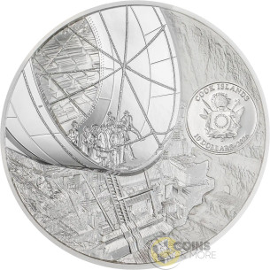 HOOVER DAM 2 Oz Silver Coin 10$ Cook Islands 2026 - Coins & More - Coming Soon 2