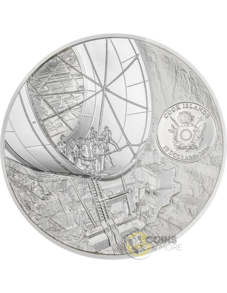 HOOVER DAM 2 Oz Silver Coin 10$ Cook Islands 2026 - Coins & More - Coming Soon