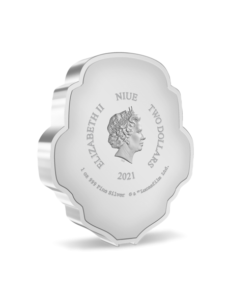 SCOUT TROOPER - Faces of the Empire Star Wars 1 Oz Silver Coin 2$ Niue 2021 - Coins & More - Niue