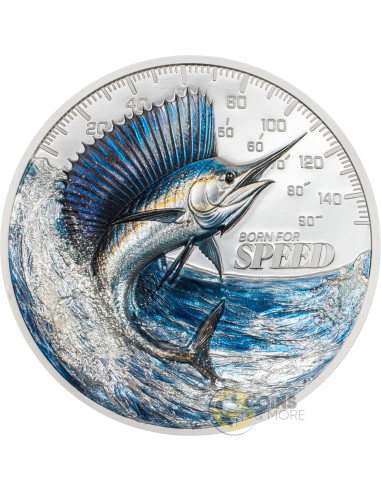SAILFISH Born For Speed 1 Oz Silver Coin 5$ Cook Islands 2026 - Coins & More - Coming Soon
