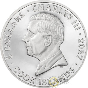 SAILFISH Born For Speed 1 Oz Silver Coin 5$ Cook Islands 2026 - Coins & More - Coming Soon 2