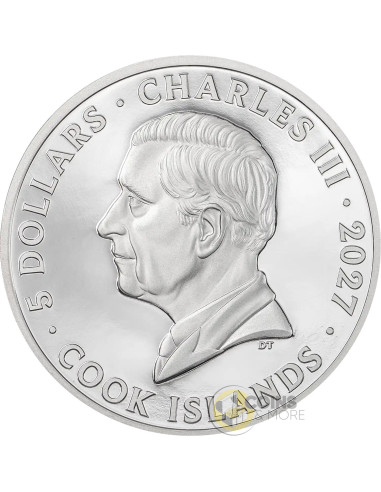 SAILFISH Born For Speed 1 Oz Silver Coin 5$ Cook Islands 2026 - Coins & More - Coming Soon
