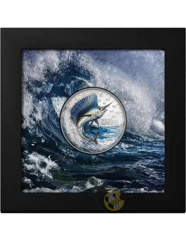 SAILFISH Born For Speed 1 Oz Silver Coin 5$ Cook Islands 2026 - Coins & More - Coming Soon
