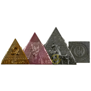 PYRAMIDS OF GIZA 3 Coins Set Silver Coin 200 Francs Djibouti 2027 - Coins & More - Coming Soon 2