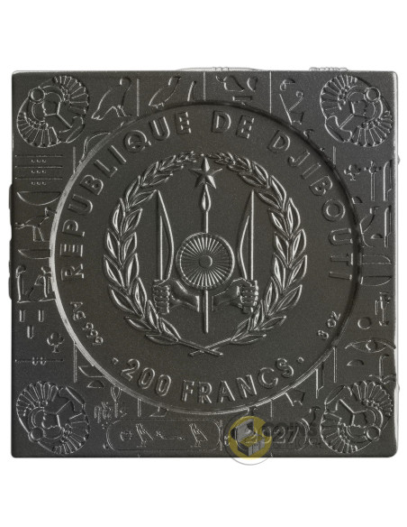 PYRAMIDS OF GIZA 3 Coins Set Silver Coin 200 Francs Djibouti 2027 - Coins & More - Coming Soon
