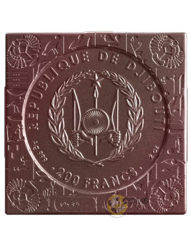 PYRAMIDS OF GIZA 3 Coins Set Silver Coin 200 Francs Djibouti 2027 - Coins & More - Coming Soon