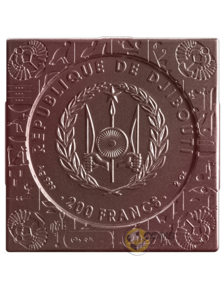 PYRAMIDS OF GIZA 3 Coins Set Silver Coin 200 Francs Djibouti 2027 - Coins & More - Coming Soon