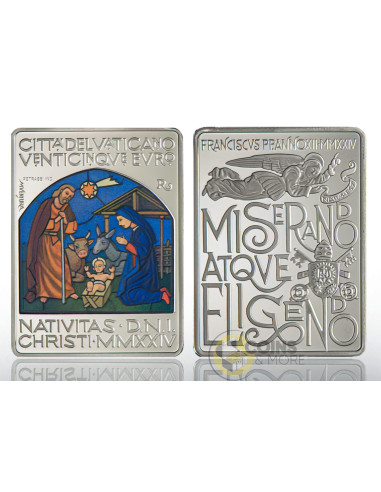 NATIVITY OF CHRISTMAS 35g Silver Coin 25€ Vatican 2024 - Coins & More - Coming Soon