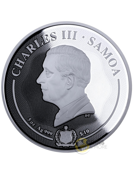 THE BEAR Majestic Wildlife 5 Oz Silver Coin 10$ Samoa 2027 - Coins & More - Coming Soon