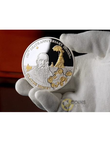 CLAUDE MONET 3 Oz Silver Coin 200 Francs Djibouti - Coins & More - Coming Soon