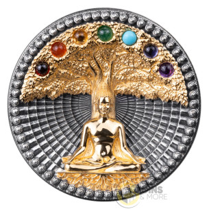BUDDHA 3 Oz Silver Coin 5$ Samoa 2026 - Coins & More - Coming Soon