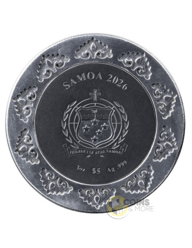 BUDDHA 3 Oz Silver Coin 5$ Samoa 2026 - Coins & More - Coming Soon