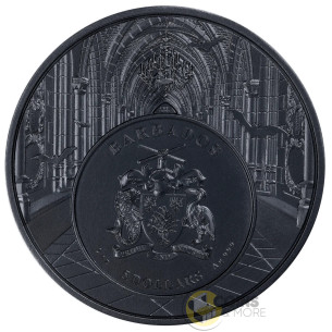 DRACULA AWAKENS IN THE NIGHT 2 Oz Silver Coin 5$ Barbados - Coins & More - Coming Soon 2